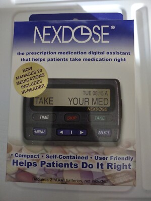 NexDose Electronic Medication Digital Assistant Reminder Calendar Scheduler￼
