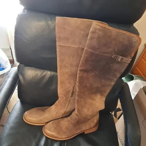 NEW ! Kork Ease Addison Soft HandFinished Suede Knee High Boot W Calf