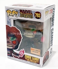 Funko Zombie Gambit 793 Glows Box lunch Exclusive Marvel Zombies Pop Figure