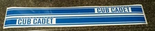 CUB CADET 124 HOOD DECAL STICKER TRACTOR 