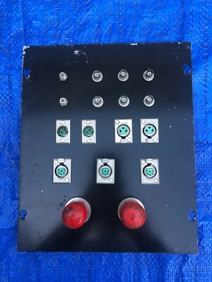 Studio / Audio Custom Made Mic / Input Panel with Lights