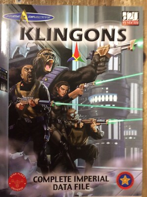 Prime Directive Klingons Complete Imperial Data File D20 Amarillo Design Bureau
