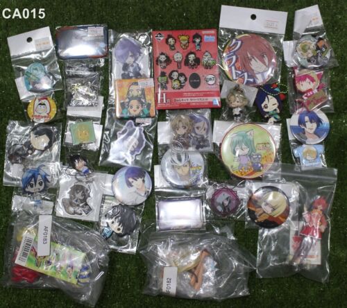 Anime Manga Toy Goods lot Badges Keychains Tin Acrylic Figures 30 pcs CA015 - Afbeelding 1 van 5