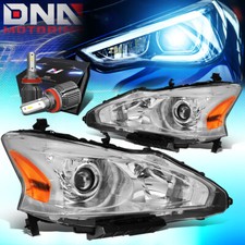 For 2013-2015 Nissan Altima 4dr Projector Headlight Wled Kitcool Fan Chrome For 2013-2015 Nissan Altima 4dr Projector Headlight Wled Kitcool Fan Chrome