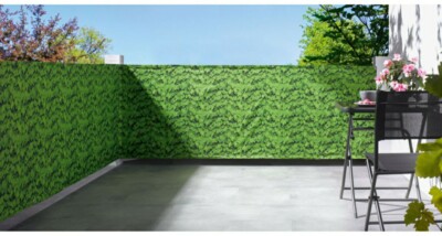 500 x 90cm Balkon Sichtschutz aus hochwertigem Polyester *NEU*