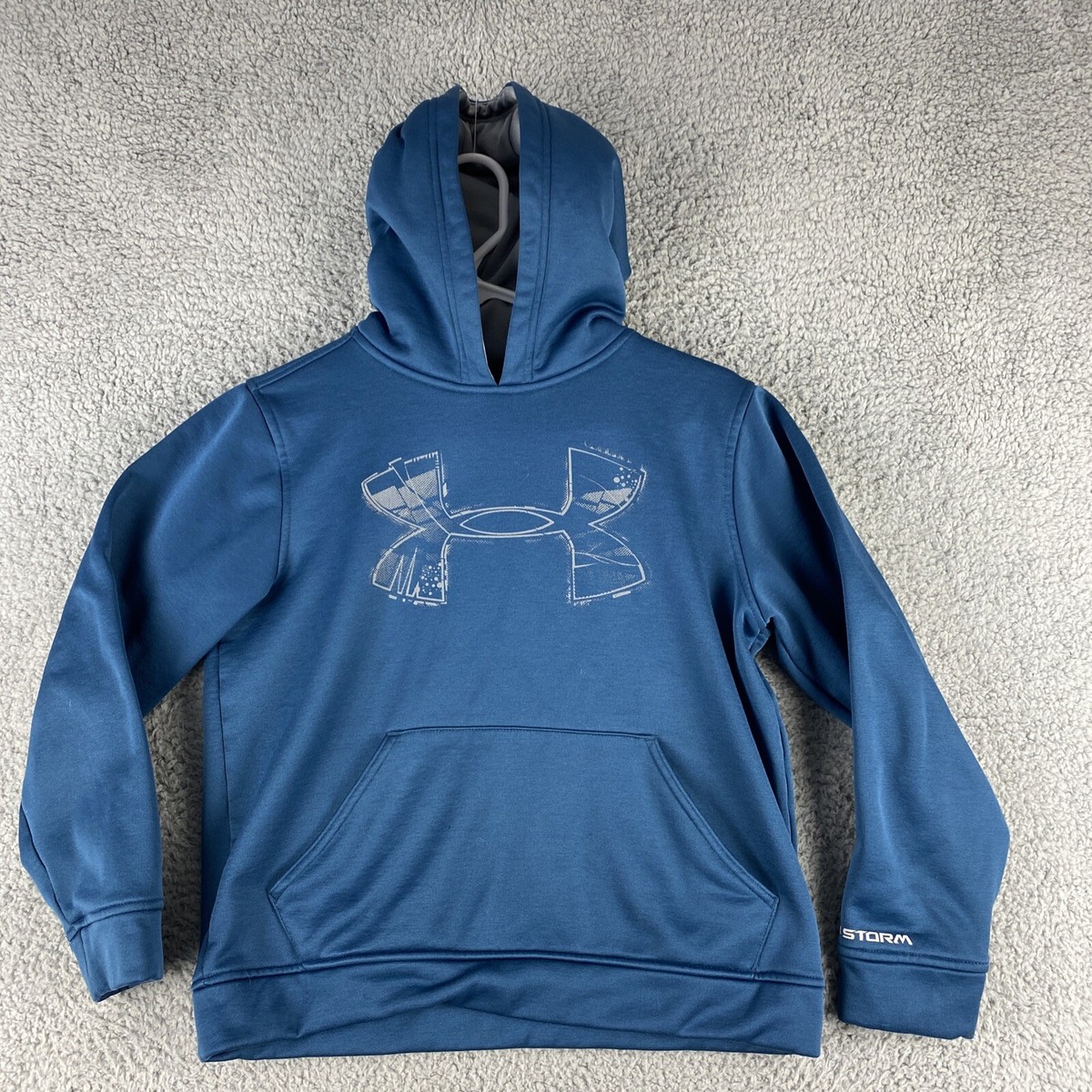 Under Armour UA Storm Hoodie Sweatshirt Indigo Youth