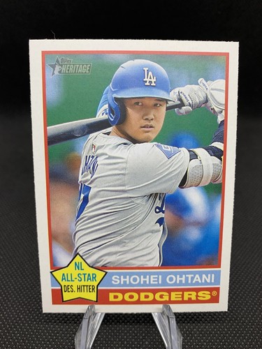 ⚾2025 Topps Heritage Shohei Ohtani FLIPPED BAT Variation #148 SSP NL All-Star⚾