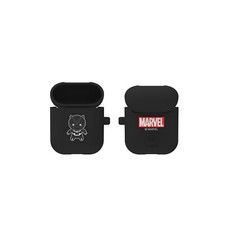 Black Panther Marvel Airpods Case-Black Panther Protective Siliicon Skin Cover
