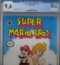 PRIMO:  SUPER MARIO BROS #4 1st series NM+ 9.6 CGC NINTENDO 1990 Valiant comics
