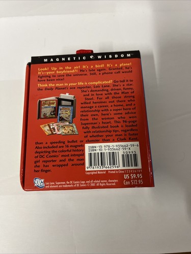 NEW Superman Lois Lane’s Guide To Life Book & 16 Magnet Collection DC Comics - Picture 2 of 2