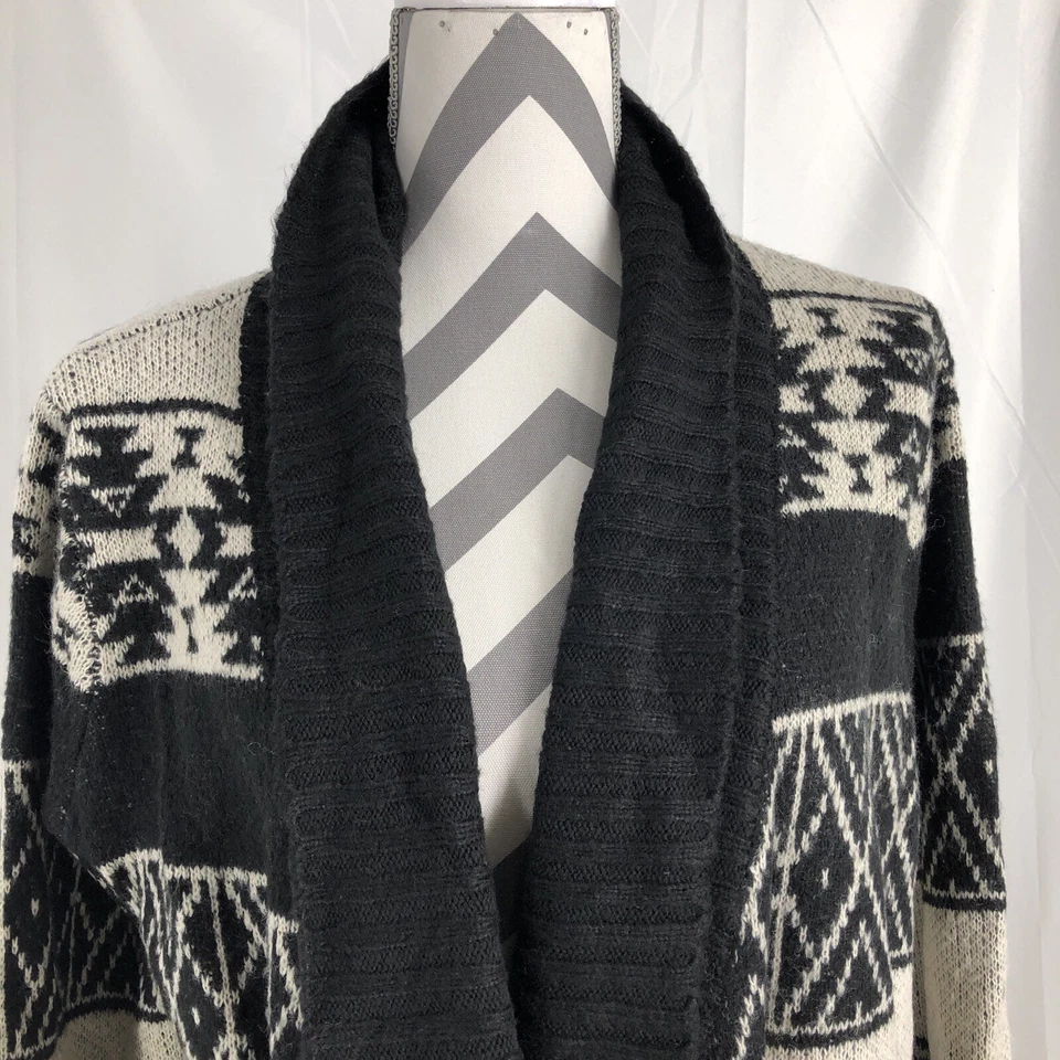 United States Sweaters Open Cardigan Women Size Large Fringe Long Sleeve - Image 2 of 4