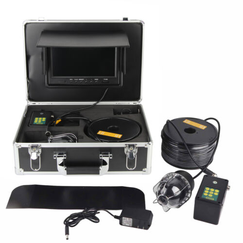 9in DVR 50m Underwater Video Camera IP68 Waterproof 20 Lamps 360° Rotating D IDS - Picture 1 of 12