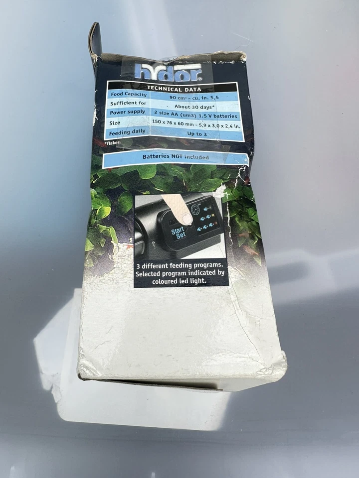 Automatic Fish Feeder DIGITAL HYDOR Saltwater Fishing Tropical Aquarium Betta - Image 3 of 3