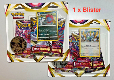 Pokémon - Lost Origin 3 Booster Pack Blister x 1 Promo - EN - NEU OVP