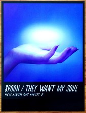 SPOON They Want My Soul Ltd Ed RARE HUGE Tour Poster +BONUS Indie Rock Poster!