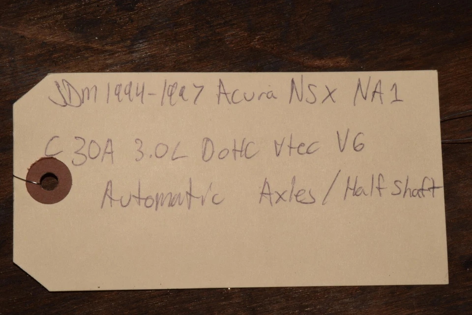 JDM 1994-2005 Acura NSX C30A 3,0 L DOHC Vtec ejes automáticos y medio eje Foto 2 de 4