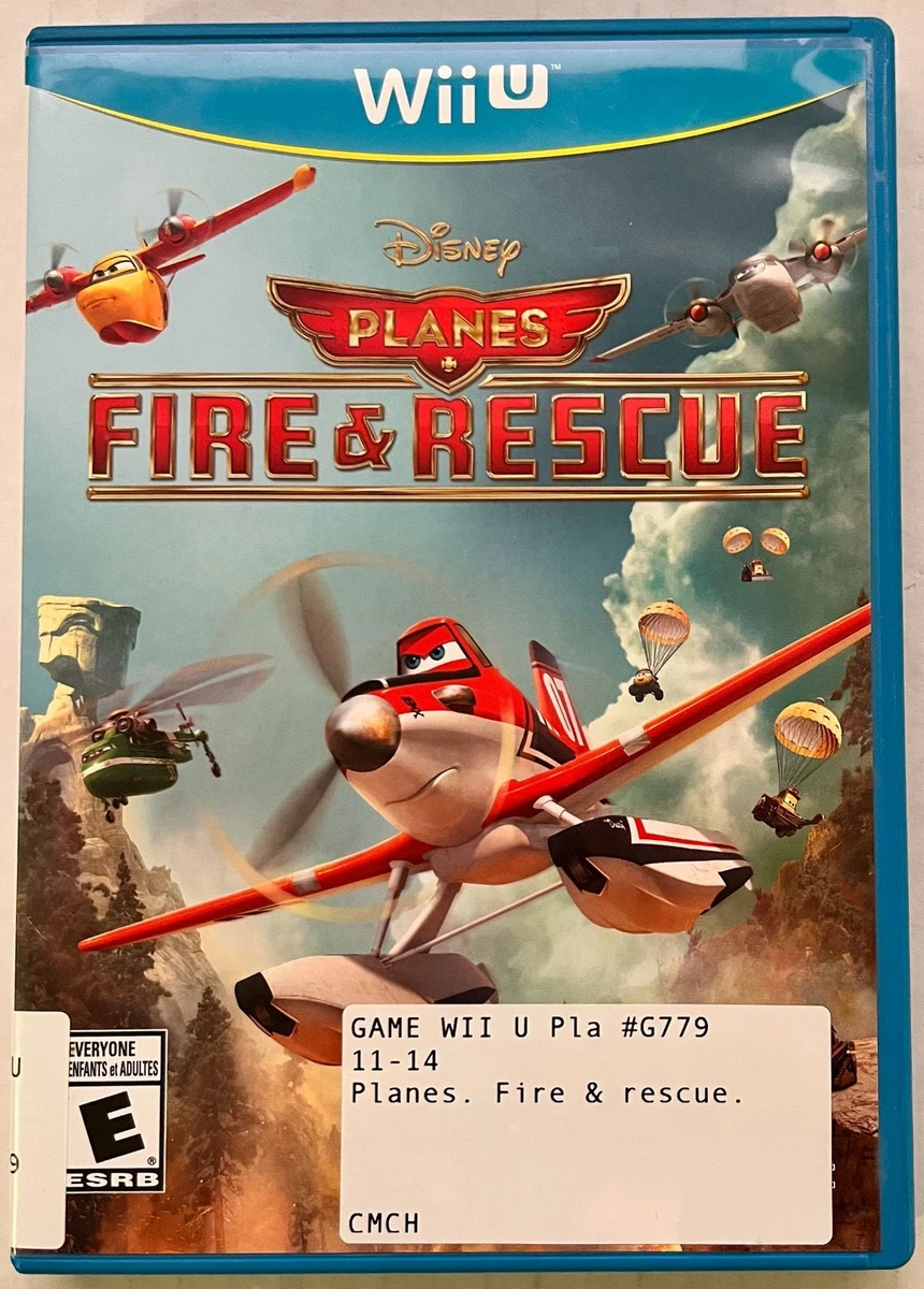 Disney Planes Fire Rescue Wii U Video Game Complete With Manual In Case