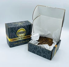1 lb- 16oz Raw African Black Soap Bar 100% Pure Natural Organic Ghana BEST