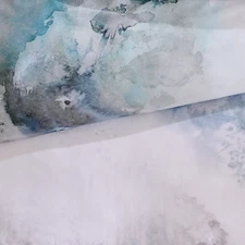 MICHAEL ARAM TIDAL REEF QUEEN DUVET COVER SHAMS SAPHIRET BLUE LAVENDER NAUTICAL