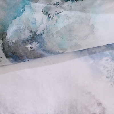 MICHAEL ARAM TIDAL REEF QUEEN DUVET COVER BLUE SAPHIRET LAVENDER MARINE ABSTRAC