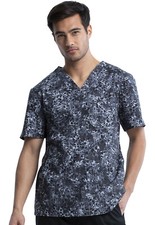 In The Wild Cherokee Scrubs Genuine Mens V Neck Top CK692 INHW