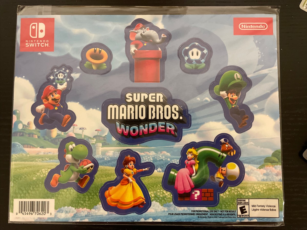 Super Mario Bros Wonder Magnetic Set Pre-Order Bonus Walmart