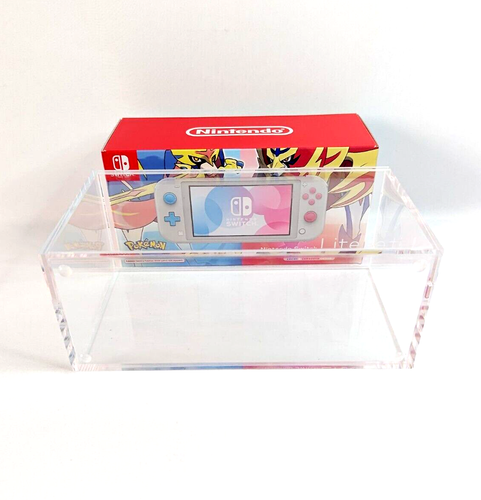 Acrylic Nintendo Switch Lite Box Protector & Display case with Magnetic Top - Picture 2 of 9