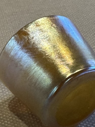 Antique Miniature Louis Comfort Tiffany LCT Glass Cup - Picture 7 of 9