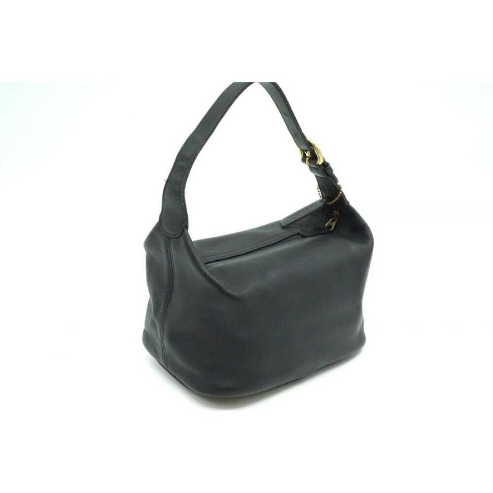 Vintage Coach 4145 Shoulder bag Black Leather From Japan Vintage Coach 4145 Shoulder bag Black Leather From Japan
