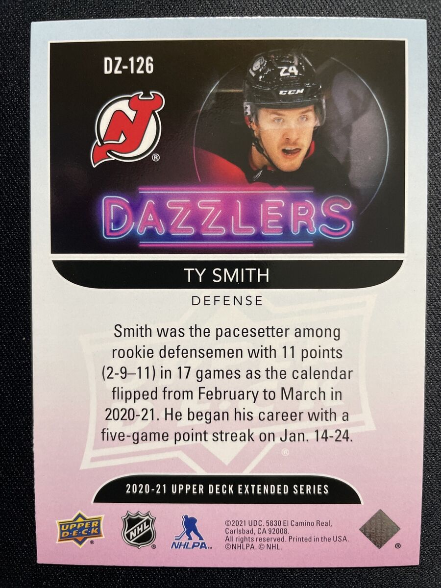 20-21 UD Extended Hockey Rookie Blue Dazzlers DZ-126 TY 20-21 UD Extended Hockey Rookie Blue Dazzlers DZ-126 TY