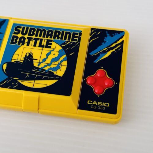 Casio CG-330 Submarine Battle LCD Handheld 1985 Japan WORKING With Sounds - Au - Picture 2 of 12