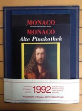 Calendario Artistico 1992 Nuovo istituto D'Arti Grafiche Alte Pinakothek Nuovo