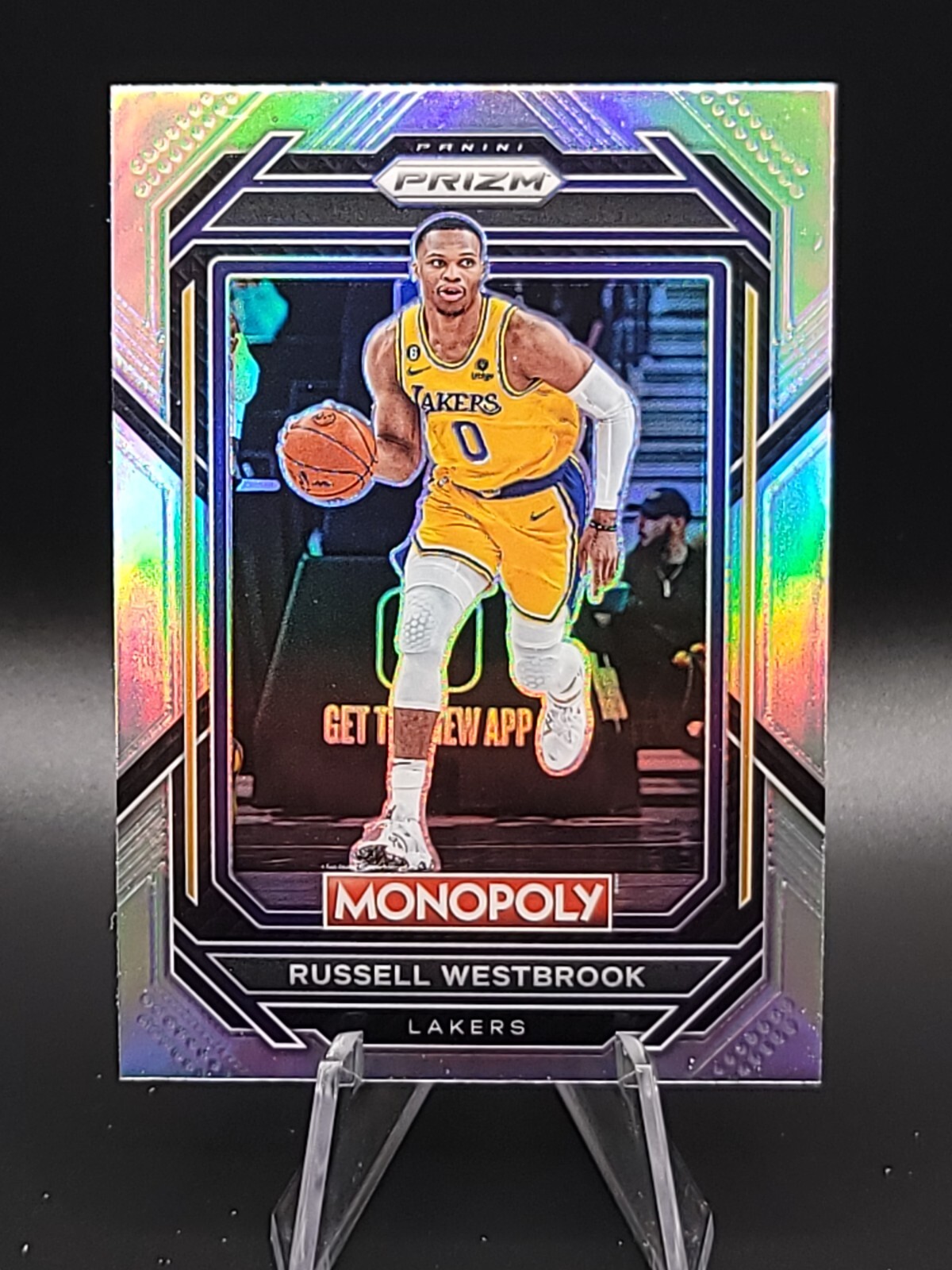 2022-23 PRIZM MONOPOLY SILVER #42 RUSSELL WESTBROOK LAKERS