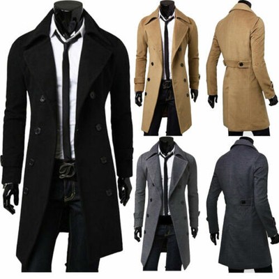 mens winter trench coats