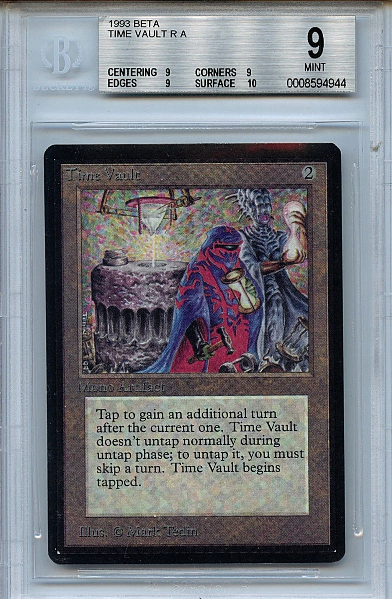 MTG Beta Time Vault BGS 9.0 Mint Magic card WOTC Amricons 4944 | eBay