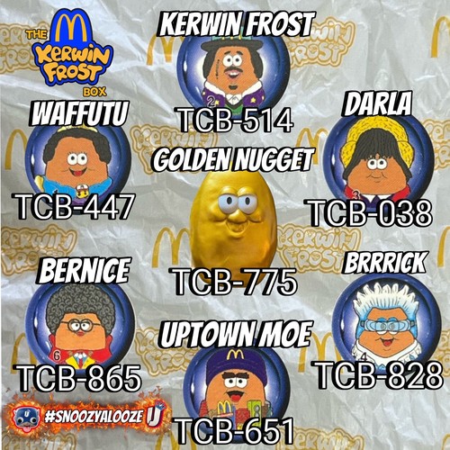 2023 McDONALD'S Kerwin Frost Mcnugget Nugget Buddies TOYS Or COMPLETE SET SEALED