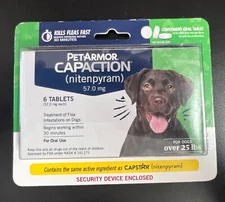 Pet Armor Capaction Oral Flea Treatment for Medium & Large Dogs Over 25 lbs 3110