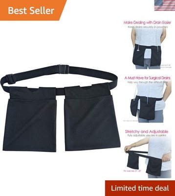Mastectomy Drain Holder After Tummy Tuck Bag Drainage Pockets Belt for Breast...