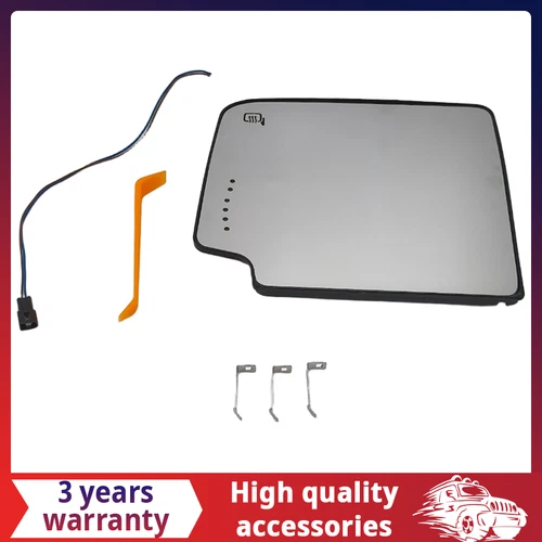 Tow Mirror Glass Left Side For 2015-2017 Chevy Silverado GMC Sierra 2500 3500 