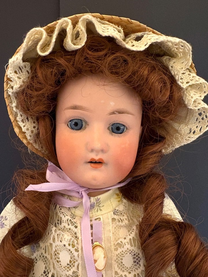 Ancienne Poupée Tête Porcelaine Heubach Koppelsdorf 342.2 - Allemagne, 41 Cm