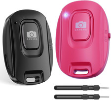 Wireless Camera Remote Shutter for Iphone and Android Smartphones 2 Pack