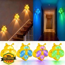 KOMILIFT Motion Sensor Stair Lights Rechargeable RGBW Warm White