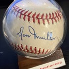 Don Mueller  Signed Baseball — photo 2