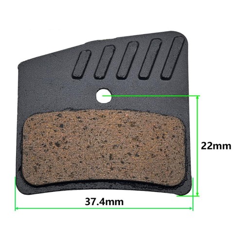 4 Kolben Scheibenbremsbeläge mit Kupferverbund und Alu Backplate für Hope4 - Picture 2 of 9