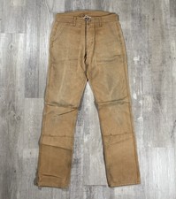 Rare Topo Designs Duck Canvas Double Knee Workwear Pants Size 30 Long USA MADE