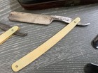 ANTIQUE 1890s UNDERWOOD 55 HAYMARKET STRAIGHT RAZOR CASED 7 DAY SET AS FOUND — photo 7