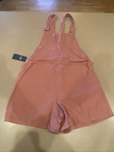 NWT Abercrombie Girls Teen Juniors Size 15/16 Overalls Bibs Shorts Shortalls XL - Picture 6 of 8