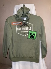 Minecraft Boys Long Sleeve Hoodie 10/12