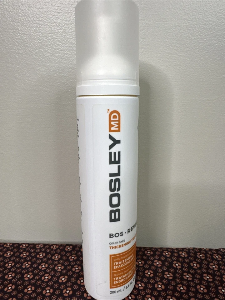 Tratamiento espesante Bosley Bos Revive ~ SEGURO PARA EL CABELLO 6,8 oz NUEVO Foto 4 de 4
