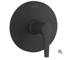 Kohler K-TS74042-4-BL Pitch Rite Temp Valve Trim Matte Black NIOB